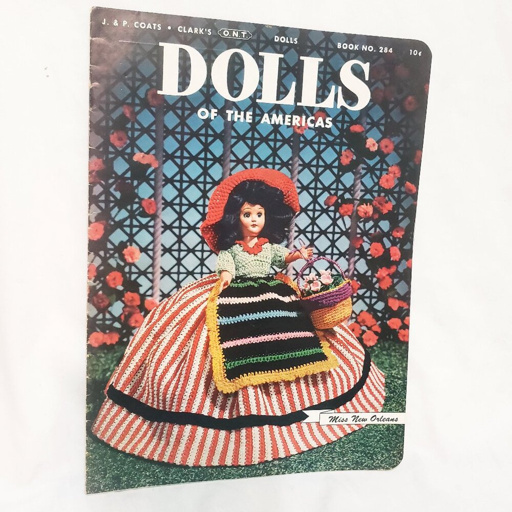 Dolls of the Americas Crochet Patterns J & P Coats 1952 Vintage